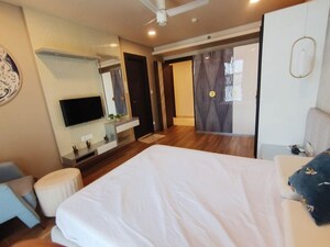 Bedroom in 4 BHK Apartment at Panchshil Towers, Kharadi – for Rent