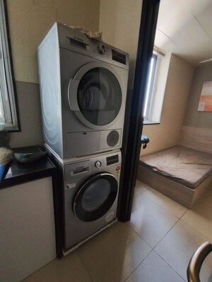 Laundry Area in 4 BHK Apartment at Panchshil Towers, Kharadi – for Rent