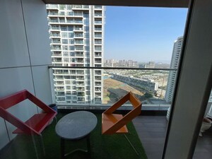 Balcony in 4 BHK Apartment at Panchshil Towers, Kharadi – for Rent