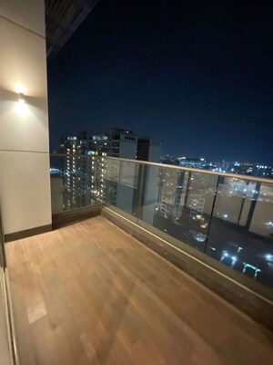 Balcony in 5 BHK Apartment at Panchshil Towers, Kharadi – for Rent