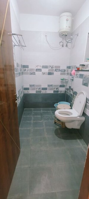 Bathroom in 3 BHK Apartment at Pioneer Kingstown, Hosur Road – for Rent