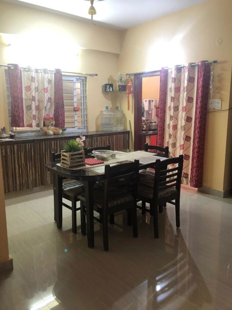 Dining area, akruthi-srinivasam 3 Bedroom 1650 Sq.Ft. Apartment In Nizampet Hyderabad 10329031