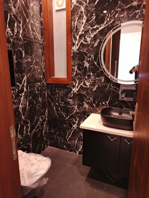 Bathroom in 4 BHK Builder Floor at Defence Colony – for Rent