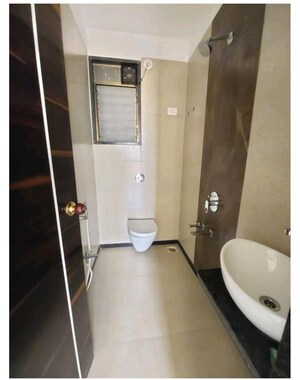 Bathroom in 2 BHK Apartment at Gami Reagan, Ghansoli – for Rent