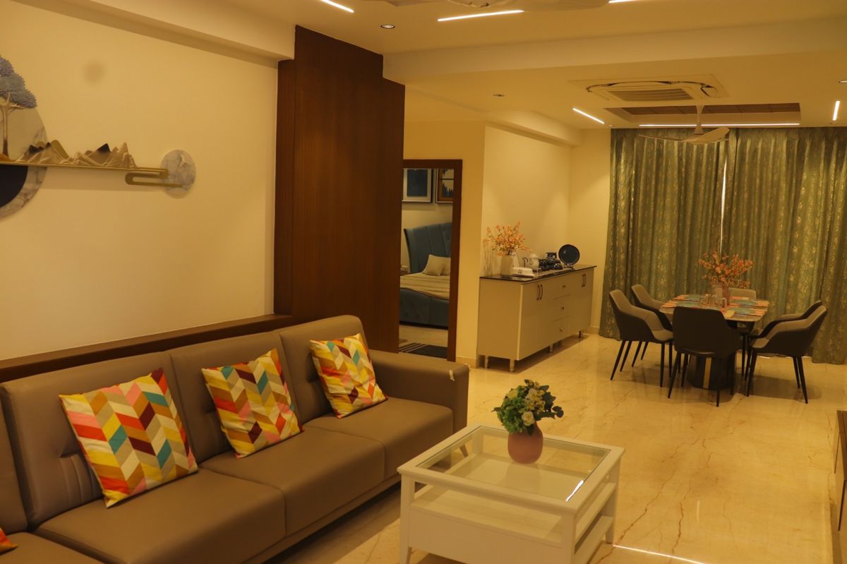 2 BHK + Pooja Room 1225 Sq.Ft. Apartment in Srigdhas Rising East