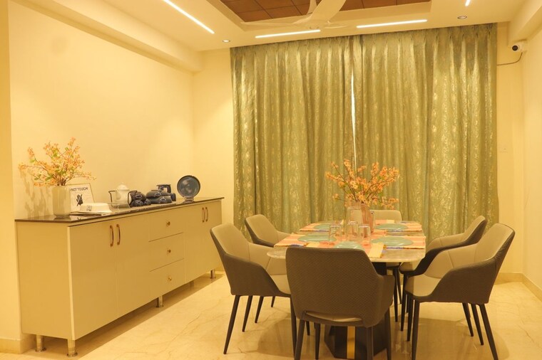 Dining area, srigdhas-rising-east 2 Bedroom 1225 Sq.Ft. Apartment In Pocharam Hyderabad 10329098