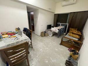 Living Room in 1 BHK Apartment at LnT Veridian, Powai – for Rent