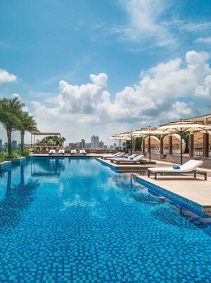 Swimming Pool in 3 BHK Apartment at Atul Ocean Drive, Marine Lines – for Sale