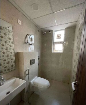 Bathroom in 1 BHK Apartment at Maya Garden City, Lohgarh – for Rent