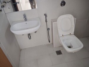 Bathroom in 3 BHK Apartment at Golden Tulip Kondapur, Kondapur – for Rent