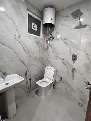 Bathroom in 2 BHK Builder Floor at Chattarpur – for Rent