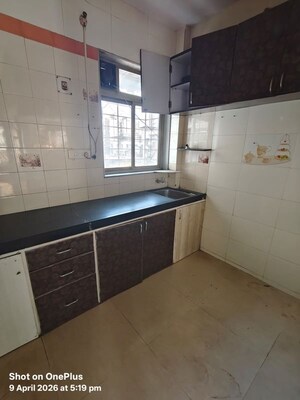 Kitchen in 1 BHK Apartment at Avaneesh CHS, Kharghar Sector 20 – for Sale