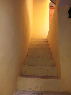 Staircase in 6 BHK Independent House at Sikri – for Sale