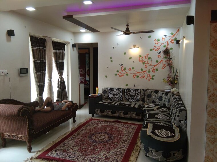 Living Room, gangotree-prabhakar-smruti 3 Bedroom 1422 Sq.Ft. Apartment In Dahanukar Colony Pune 10329225