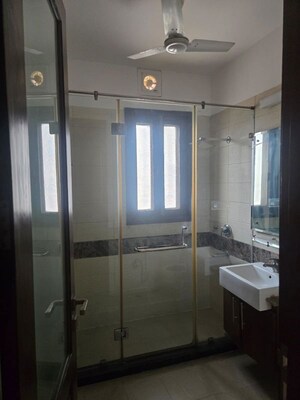 Bathroom in 4 BHK Builder Floor at Defence Colony – for Rent