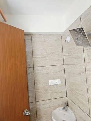 Bathroom in 1 BHK Apartment at Chandak 34 Park Estate, Goregaon West – for Rent