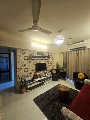 Living Room in 1 BHK Apartment at Rosa Oasis, Thane West – for Rent