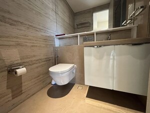 Bathroom in 4 BHK Apartment at Rustomjee Elements, Andheri West – for Sale