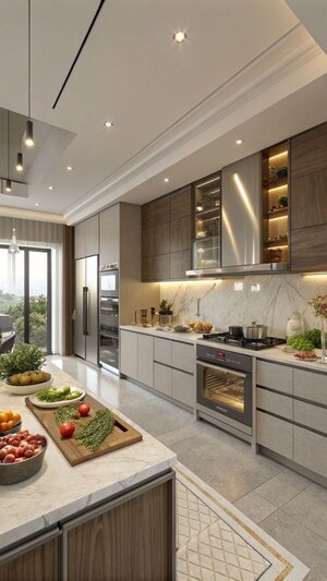 Kitchen in 3 BHK Villa at Jigani – for Sale