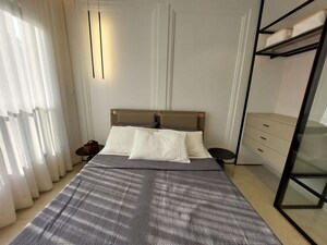 Bedroom in 1 BHK Apartment at Rajesh Whitecity Phase 1 Wing A, Kandivali East – for Rent