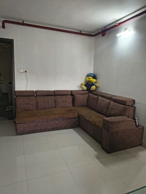 Living Room in 1 BHK Apartment at Rutu Enclave, Kasarvadavali – for Rent