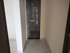 Bathroom in 1 BHK Apartment at Nav Sai Dham CHS, Thane West – for Rent