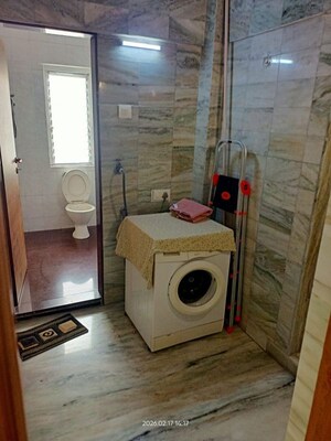 Bathroom in 3 BHK Apartment at Khar West – for Rent