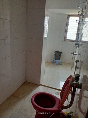 Bathroom in 3 BHK Apartment at Khar West – for Rent