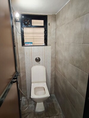 Bathroom in 1 BHK Apartment at Tulsi Niwas CHS, Tilak Nagar – for Rent