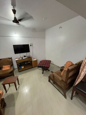 Living Room in 2 BHK Apartment at Khar West – for Rent