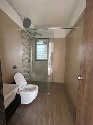 Bathroom in 3 BHK Apartment at Venkatesh Skydale, Hingne Khurd – for Rent