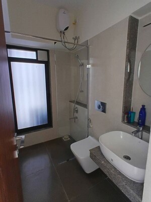 Bathroom in 2 BHK Apartment at Dynamix Divum, Malad East – for Rent