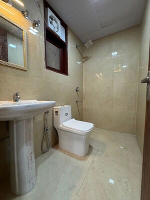 Bathroom in 2 BHK Apartment at Chattarpur – for Rent