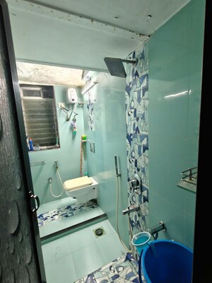 Bathroom in 1 BHK Apartment at Paschim Apartments, Dadar West – for Rent