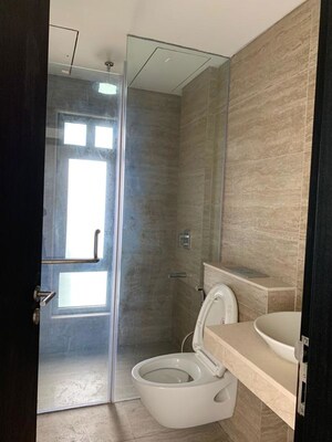 Bathroom in 3 BHK Apartment at Oberoi Garden City, Goregaon East – for Rent