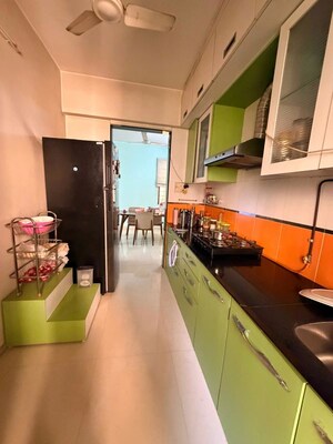 Balcony in 2 BHK Apartment at Twinkle Towers CHS, Kailash Nagar – for Rent