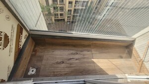 Balcony in 1 BHK Apartment at Ashar Axis, Majiwada – for Rent