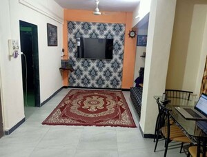 Hall in 2 BHK Apartment at Kopar Khairane – for Rent