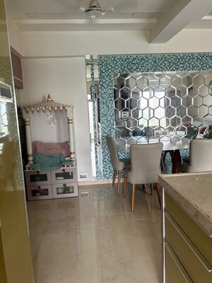 Kitchen in 1 BHK Apartment at Hiranandani Regent Hill, Powai – for Rent