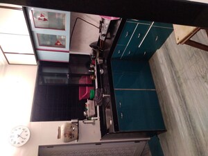 Kitchen in 1 RK Apartment at Standard Prabha CHS, Prabhadevi – for Rent