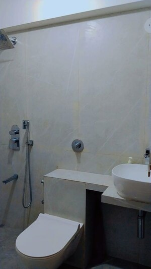 Bathroom in 2 BHK Apartment at Landmark Apartment Santacruz, Vakola – for Rent