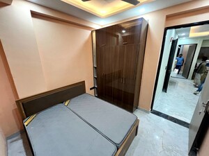 Bedroom in 1 BHK Builder Floor at Sushant Lok I – for Rent