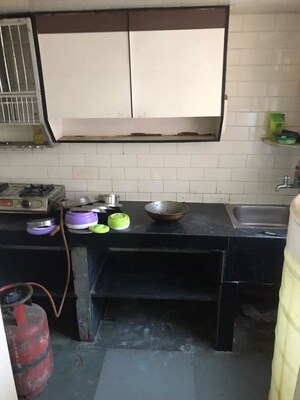 Kitchen in 3 BHK Apartment at Shivaji Co Operative Housing Society – for Rent