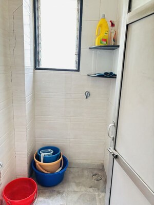 Bathroom in 2 BHK Apartment at Mulund West – for Rent