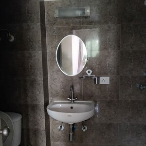 Bathroom in 3 BHK Apartment at Uninav Heights Phase I, Raj Nagar Extension – for Rent