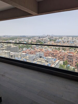 Balcony in 3 BHK Apartment at PK Hillcrest, Pimple Saudagar – for Rent