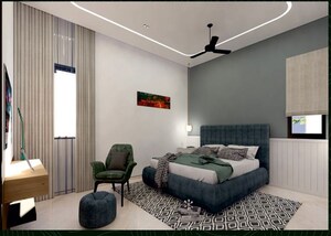 Bedroom in 5 BHK Villa at Tag Amity Villas, Mokila – for Sale