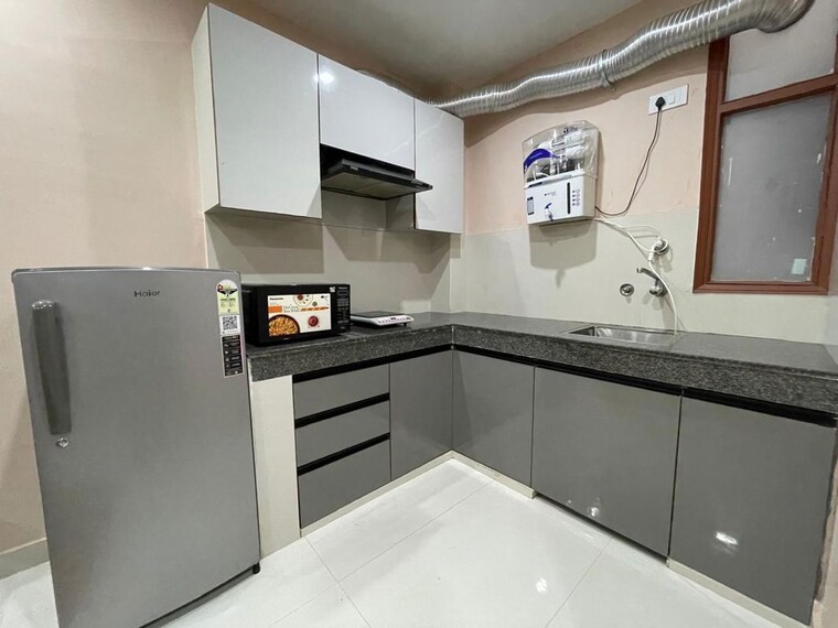 Kitchen, sector 28 1 Bedroom 1015 Sq.Ft. Builder Floor In Sector 28 Gurgaon 10329769
