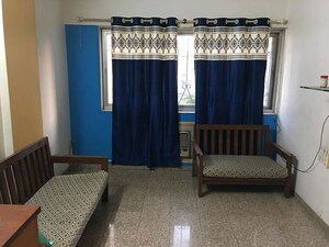 Living Room in 1 BHK Apartment at Lalani Valentine Apartment, Malad East – for Rent