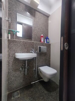 Bathroom in 2 BHK Apartment at Sheth Zuri, Laxmi Nagar – for Rent